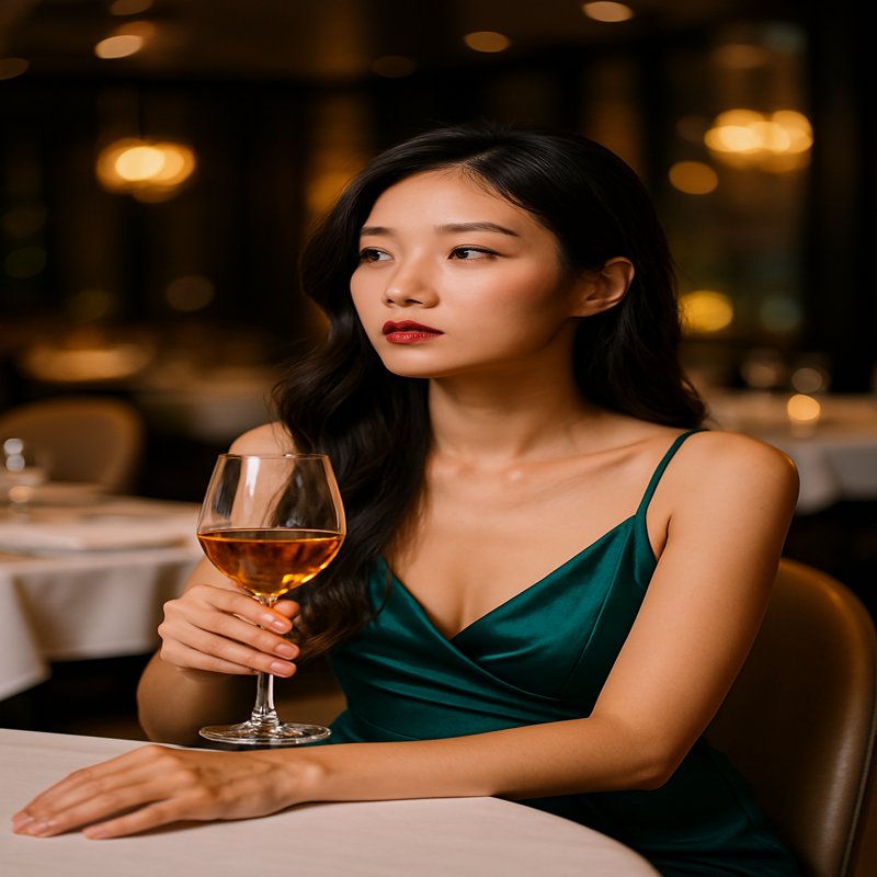 Korean Woman at a Hongdae Club