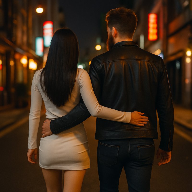 Korean Woman at a Hongdae Club